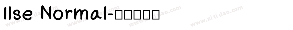 Ilse Normal字体转换